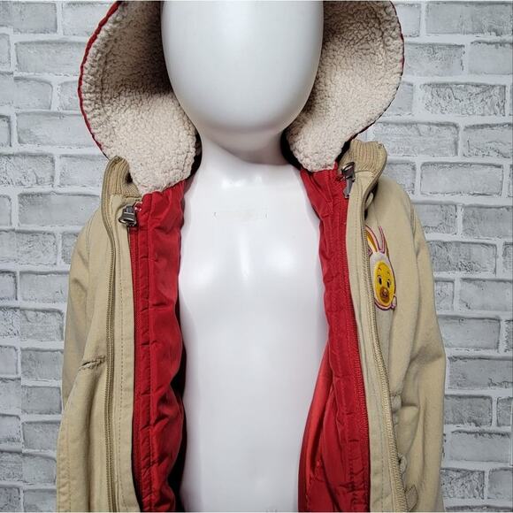 Coco Rita Zip in/out Lined Girl's Coat with Ears, size 110 (US size 4) - Picture 4 of 12